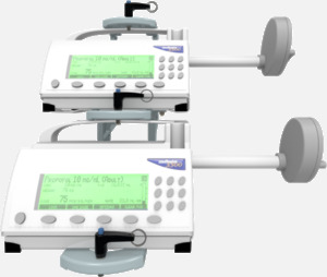 Hillaero MEDFUSION 4000 FAA certified mountable bracket for Air Ambulance Airmed Helicopter or Fixed Wing Aircraft WITH UNITS FRONT